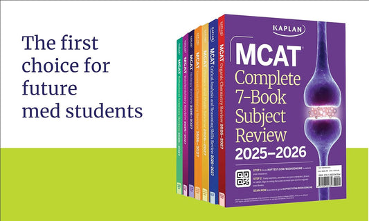 MCAT Complete 7-Book Subject Review 2025-2026, Set Includes Books, Online Prep, 3 Practice Tests